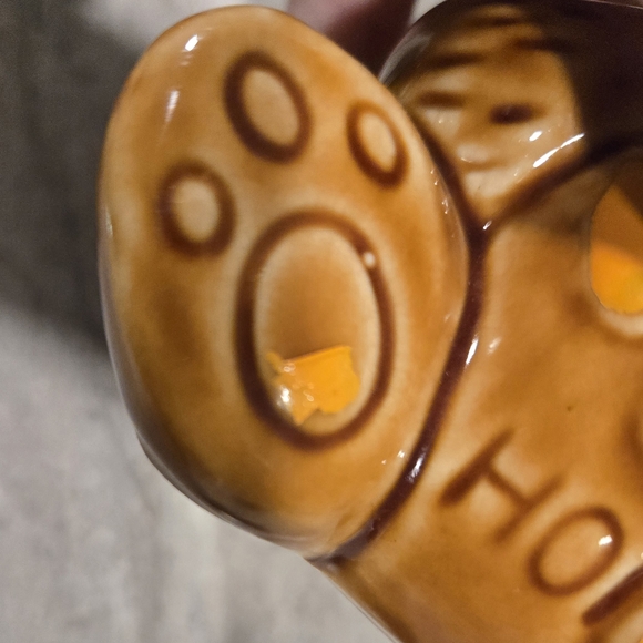 Unbranded Ceramic Brown Bear Honey Jar Jam Pot Vintage W/ Honey Dipper - Picture 6 of 14